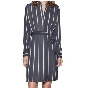 Equipment Femme “Raven Eclipse” S EUC worn twice  Black/Purple front tie wrap